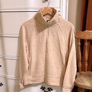 Nike Cream Quarter-Zip Sweatshirt